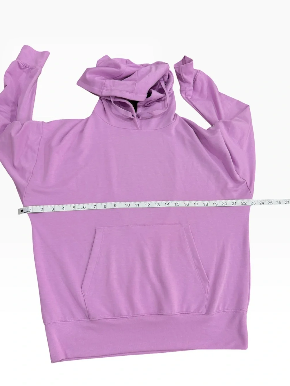 Alo Yoga Pink Lavender Open Back Hoodie Sweatshirt Size XS Activewear Athleisure